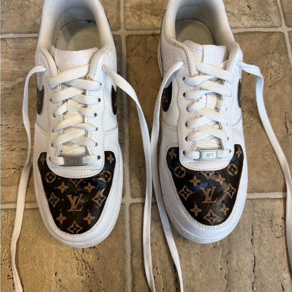 Nike Air Force ones customized